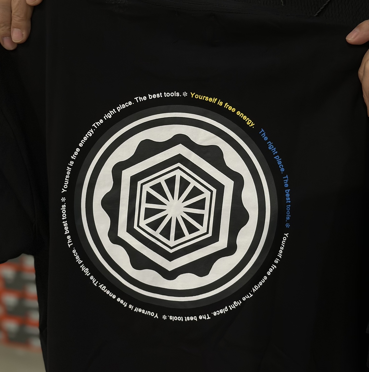 DEEN　ワークウェアTシャツ「Kamon」　DNTS4-BK